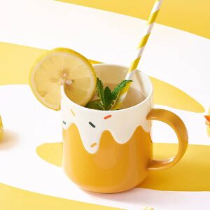 1pc Plastic Mug, Cute Graphic Pattern Work Office Mug For Kids